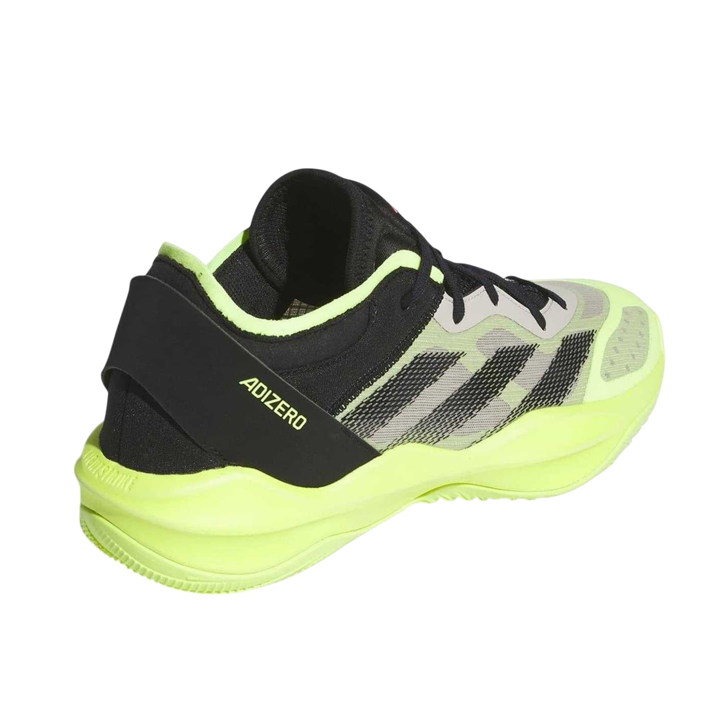 Putty Grey - Back - Adidas Mens Adizero Select Neon Basketball Shoes