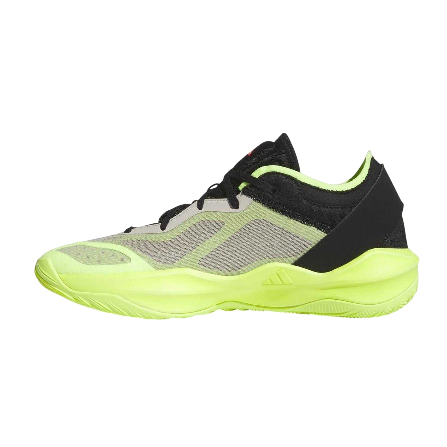 Putty Grey - Side - Adidas Mens Adizero Select Neon Basketball Shoes