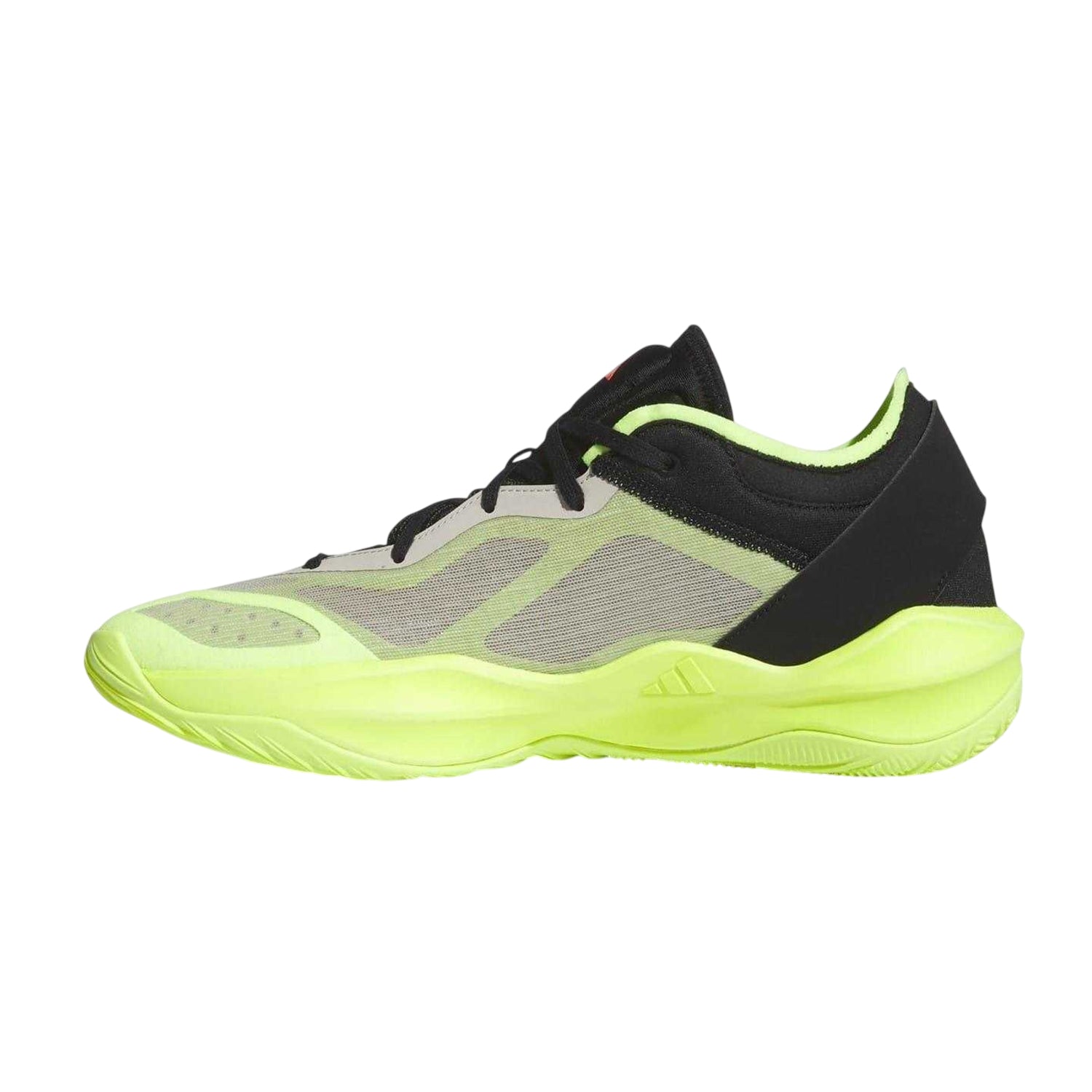 Putty Grey - Side - Adidas Mens Adizero Select Neon Basketball Shoes