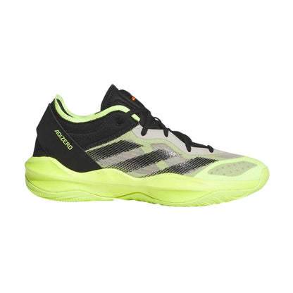 Putty Grey - Front - Adidas Mens Adizero Select Neon Basketball Shoes