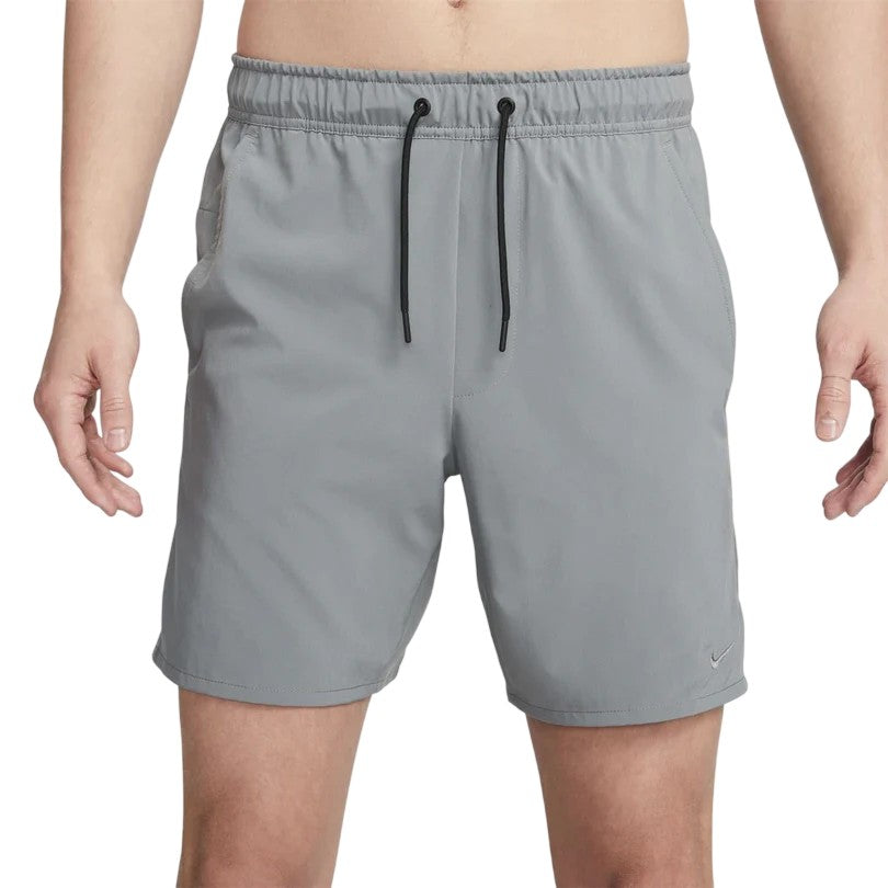 Grey-Black - Front - Nike Mens Unlimited Dri-FIT Relaxed Fit Shorts