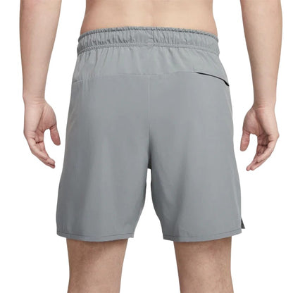 Grey-Black - Back - Nike Mens Unlimited Dri-FIT Relaxed Fit Shorts
