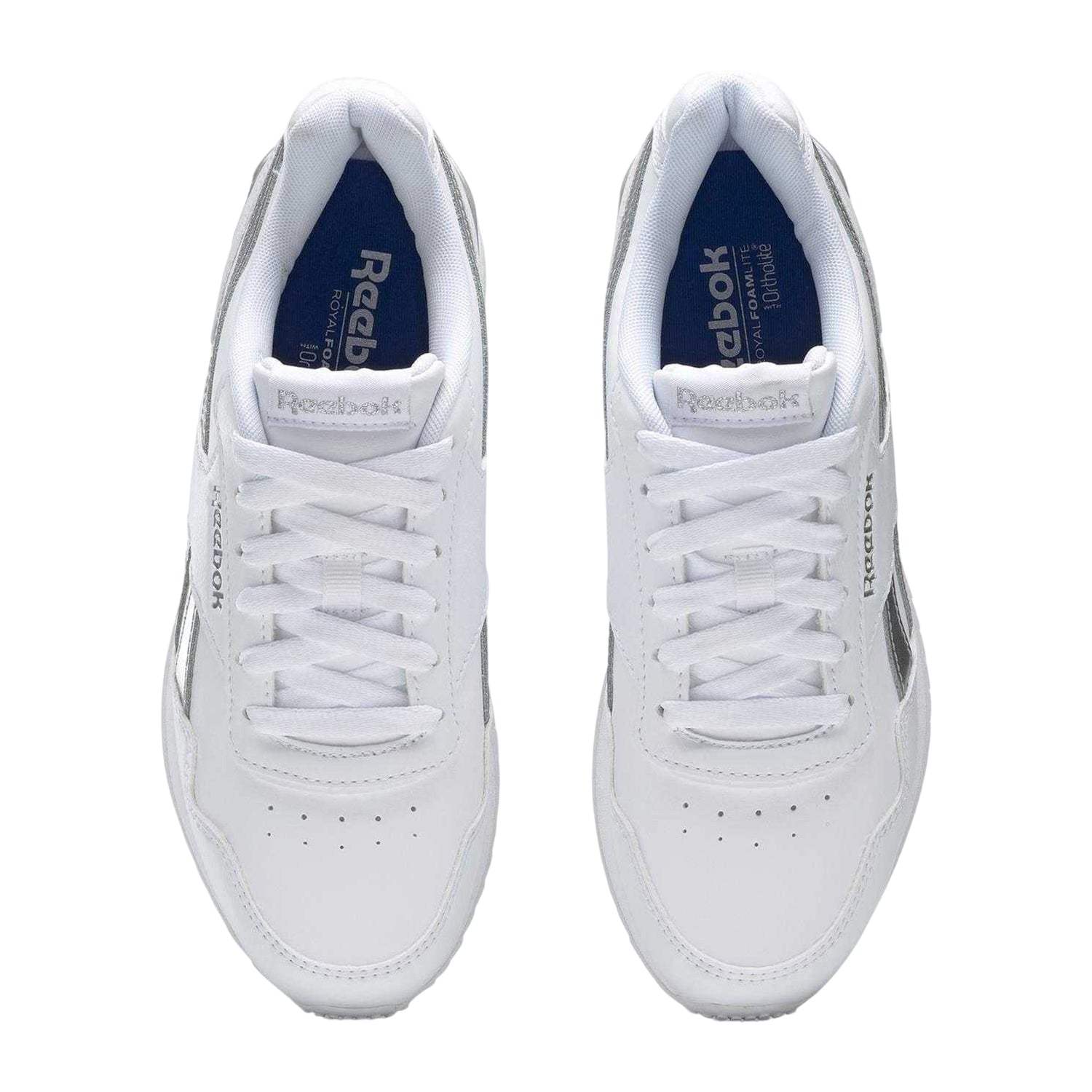 White - Lifestyle - Reebok Womens-Ladies Royal Glide Flat Trainers