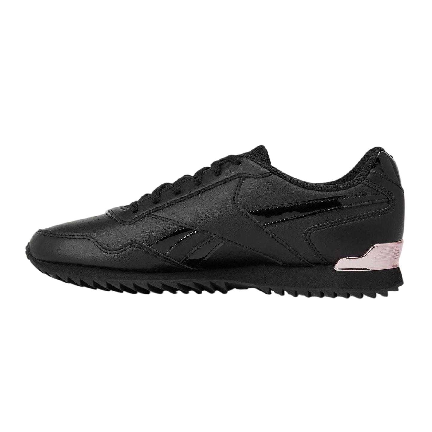 Triple Black - Back - Reebok Womens-Ladies Royal Glide Flat Trainers