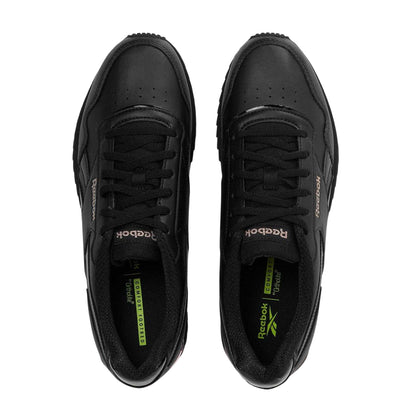 Triple Black - Side - Reebok Womens-Ladies Royal Glide Flat Trainers