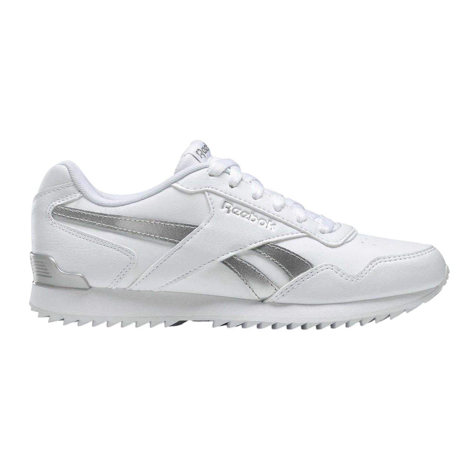 White - Front - Reebok Womens-Ladies Royal Glide Flat Trainers