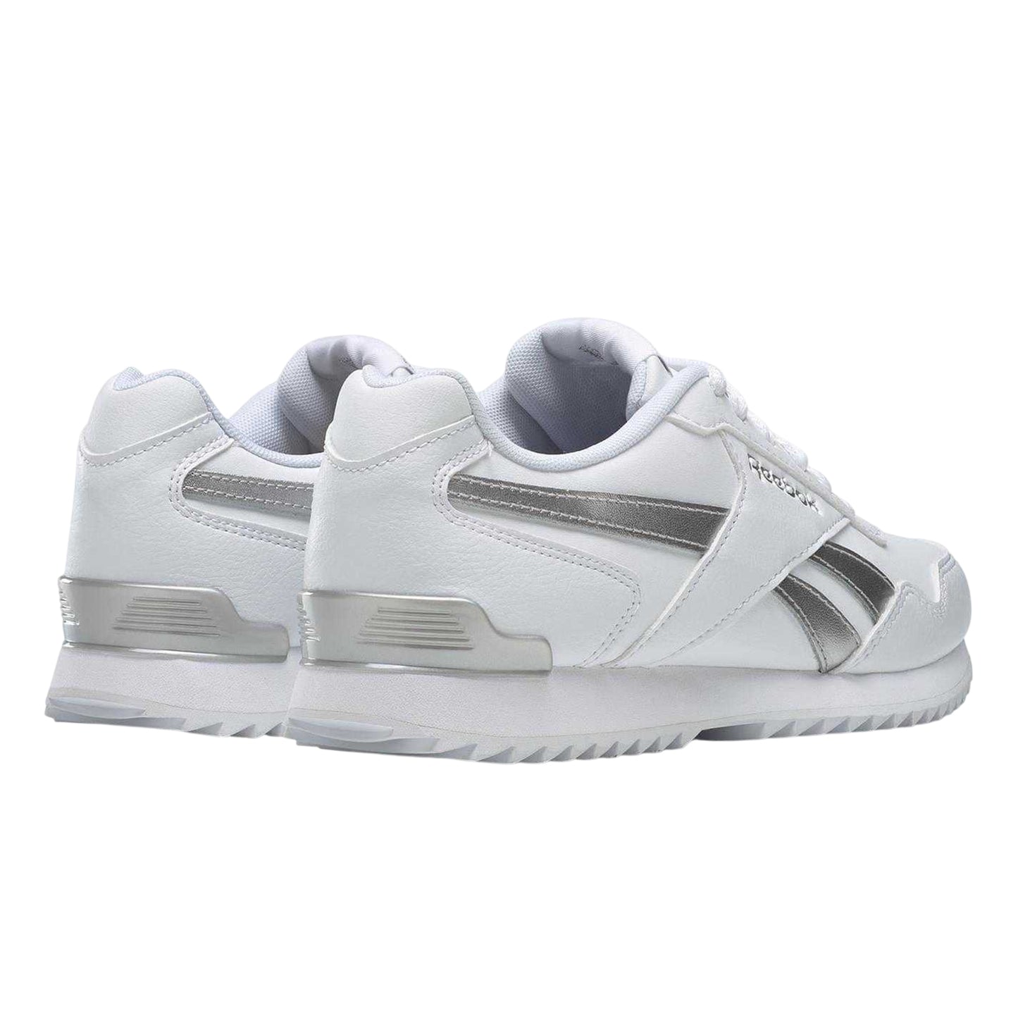 White - Back - Reebok Womens-Ladies Royal Glide Flat Trainers