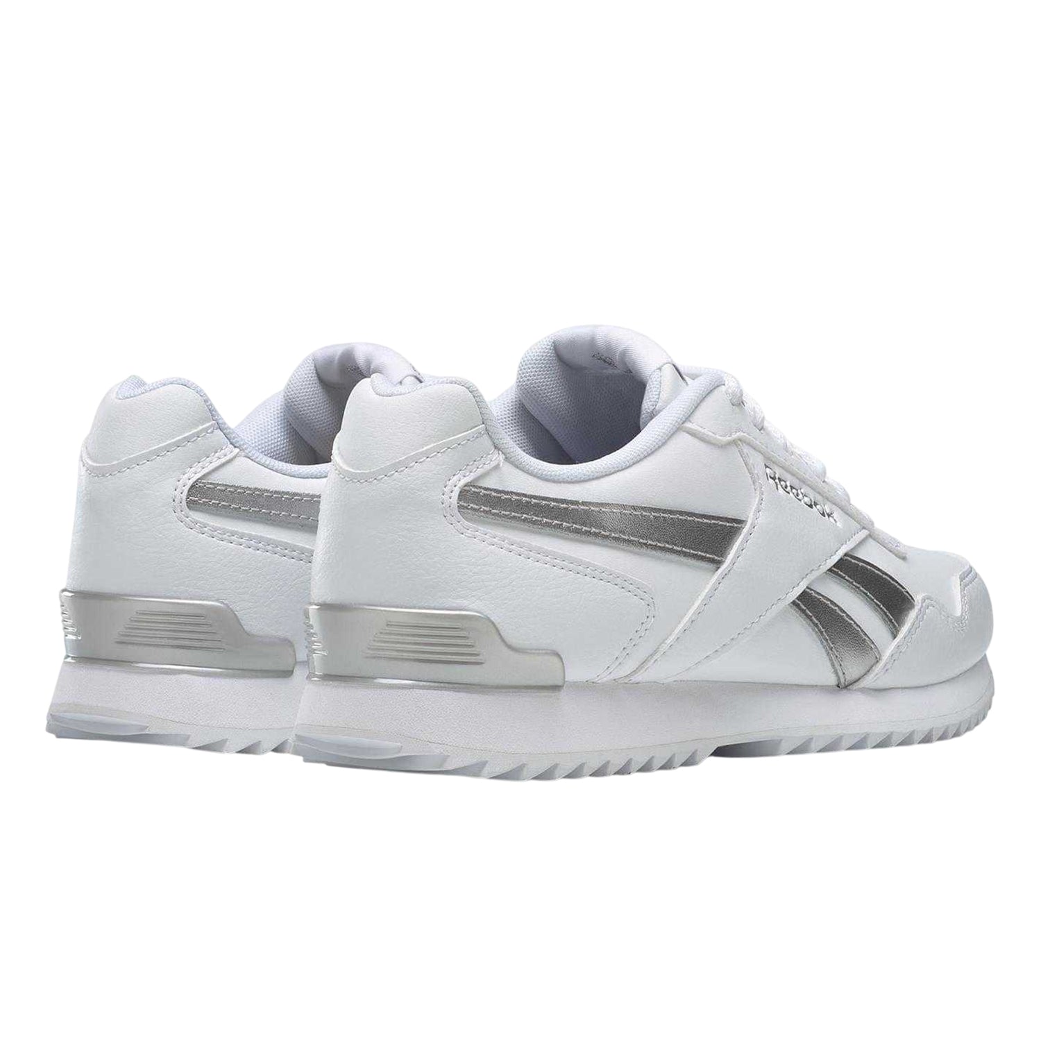 White - Back - Reebok Womens-Ladies Royal Glide Flat Trainers