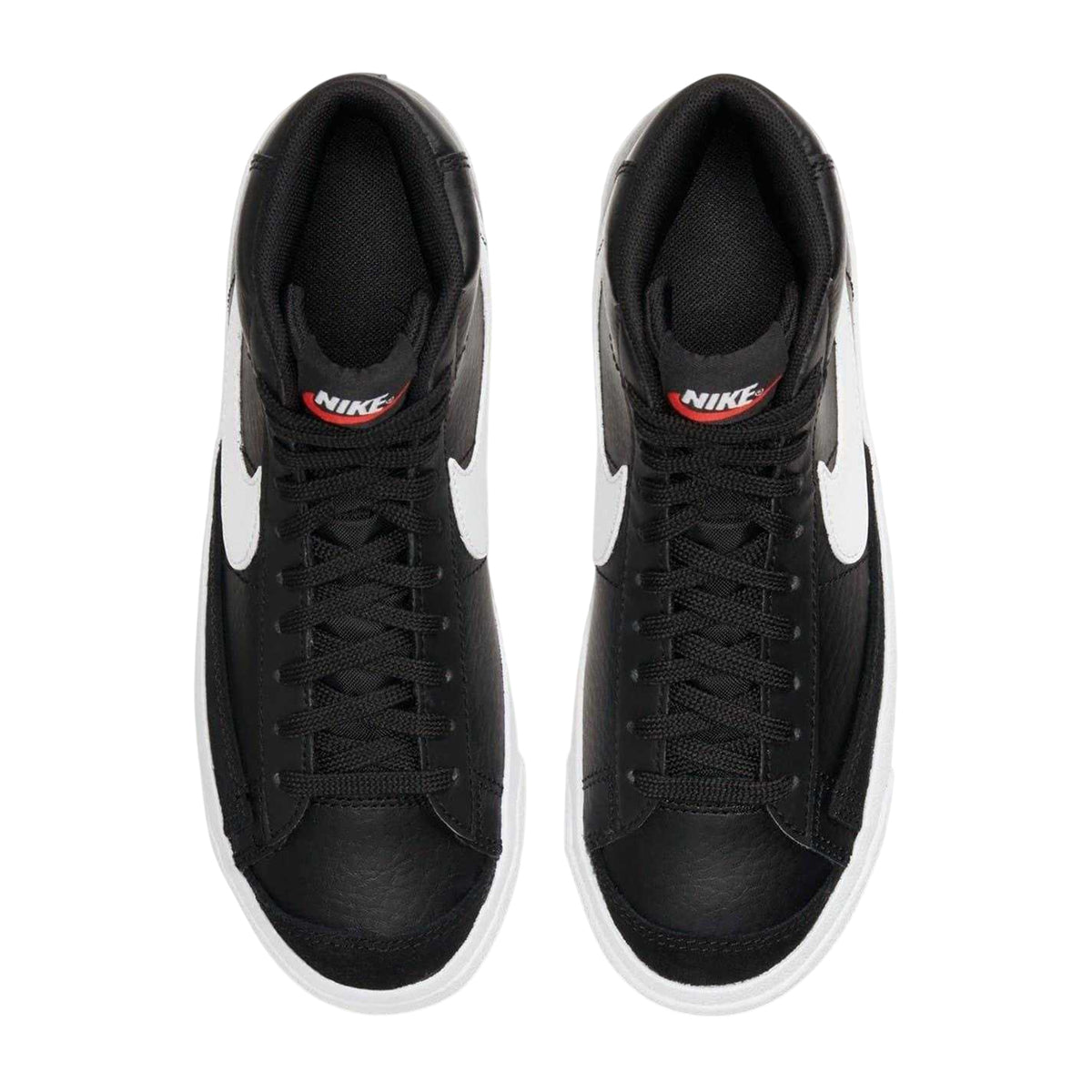 Black-White - Lifestyle - Nike Childrens-Kids Blazer 77 Leather High Top Trainers