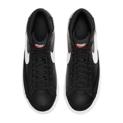 Black-White - Lifestyle - Nike Childrens-Kids Blazer 77 Leather High Top Trainers