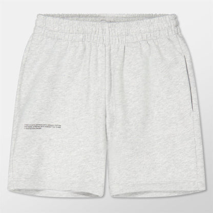 Grey Marl - Front - Pangaia Childrens-Kids 365 Long Length Shorts
