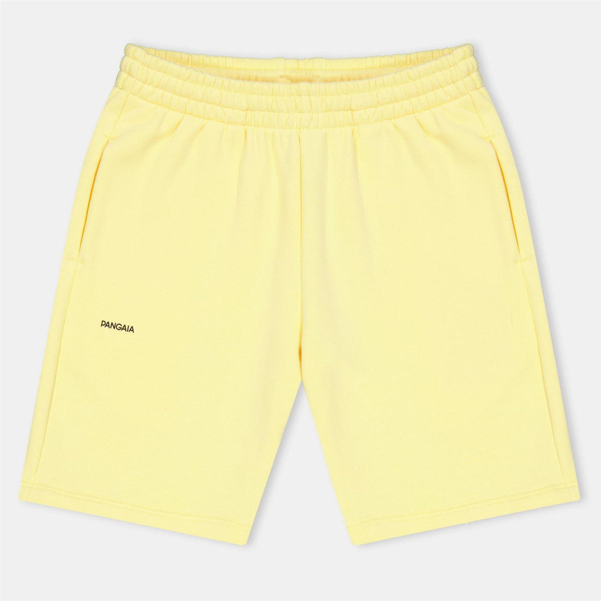 Yellow - Front - Pangaia Childrens-Kids 365 Long Length Shorts