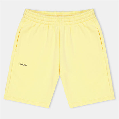 Yellow - Front - Pangaia Childrens-Kids 365 Long Length Shorts