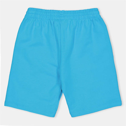 Turquoise - Back - Pangaia Childrens-Kids 365 Long Length Shorts