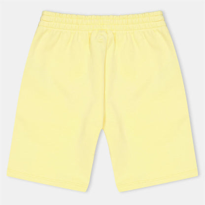 Yellow - Back - Pangaia Childrens-Kids 365 Long Length Shorts