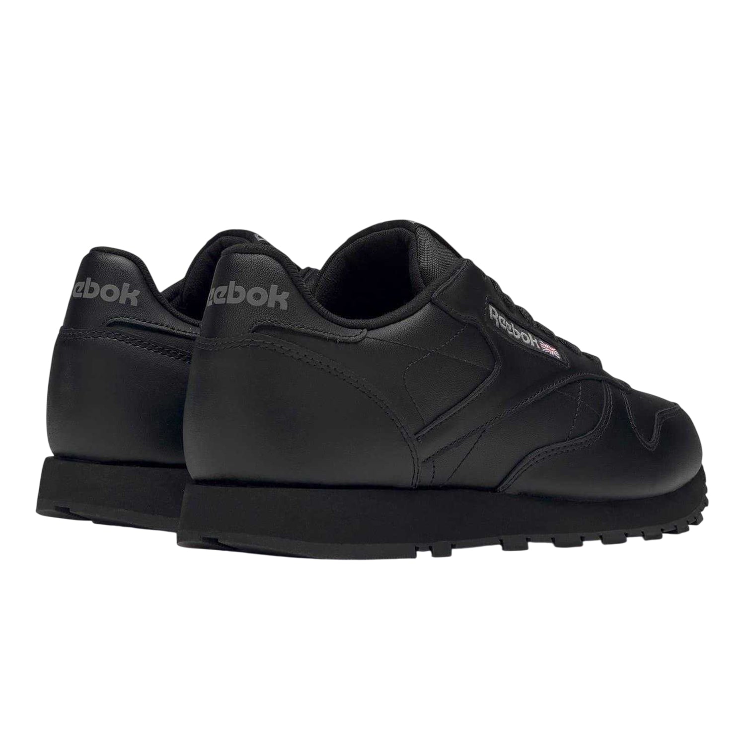 Black - Back - Reebok Mens Classic Leather Trainers