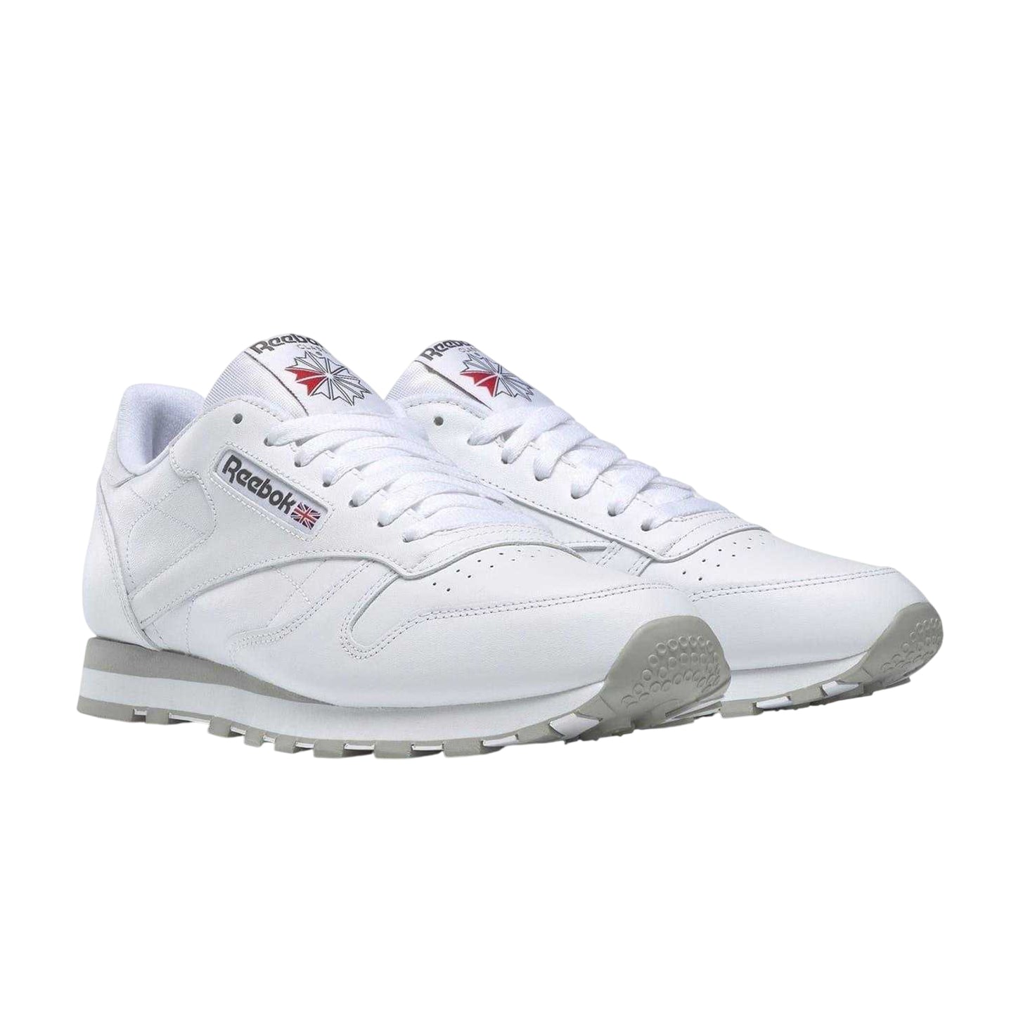 White - Side - Reebok Mens Classic Leather Trainers