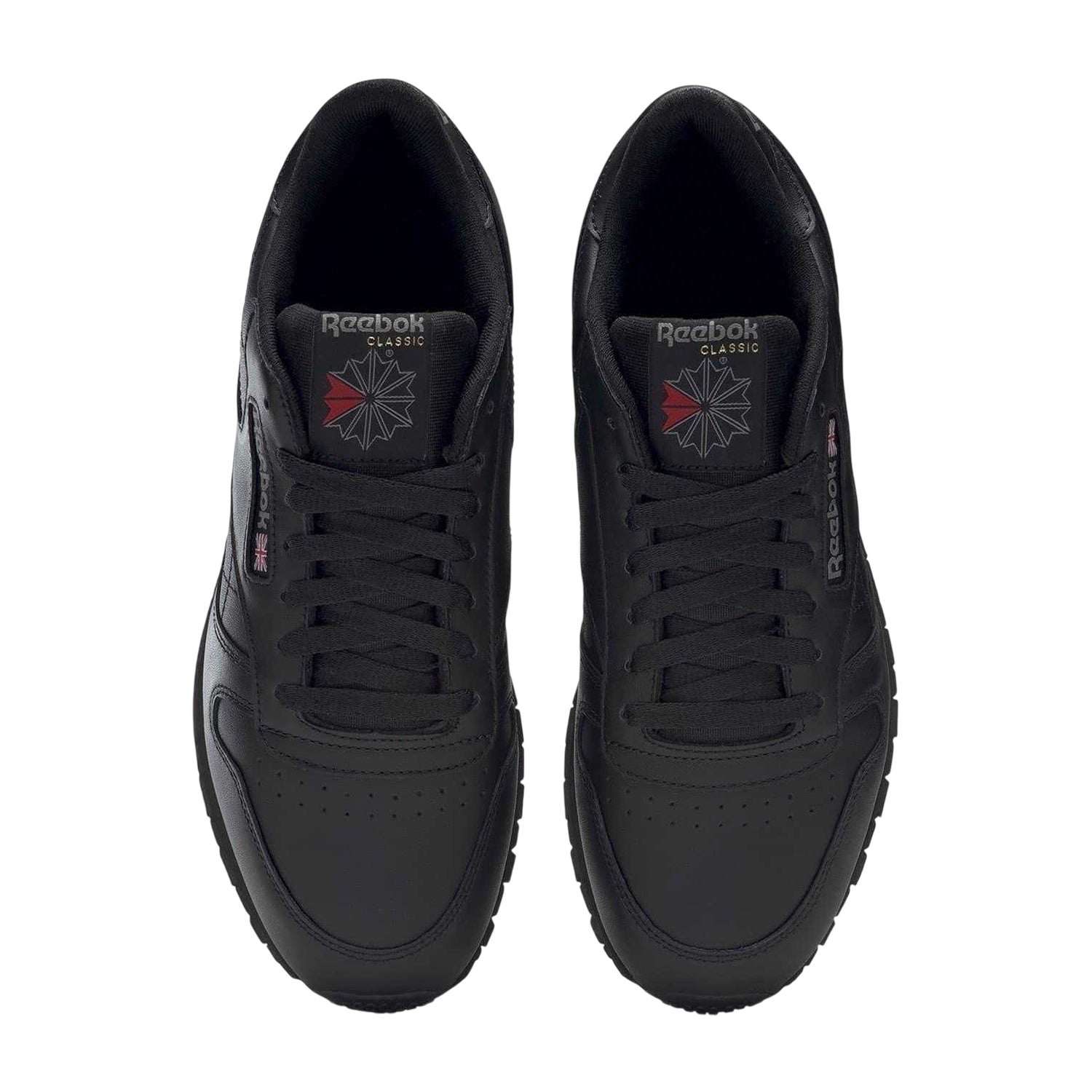 Black - Lifestyle - Reebok Mens Classic Leather Trainers