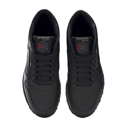 Black - Lifestyle - Reebok Mens Classic Leather Trainers