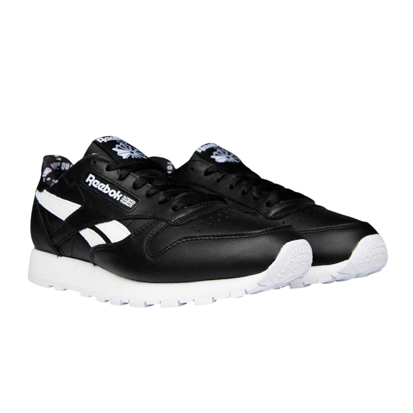 Black-White - Lifestyle - Reebok Mens Classic Leather Trainers
