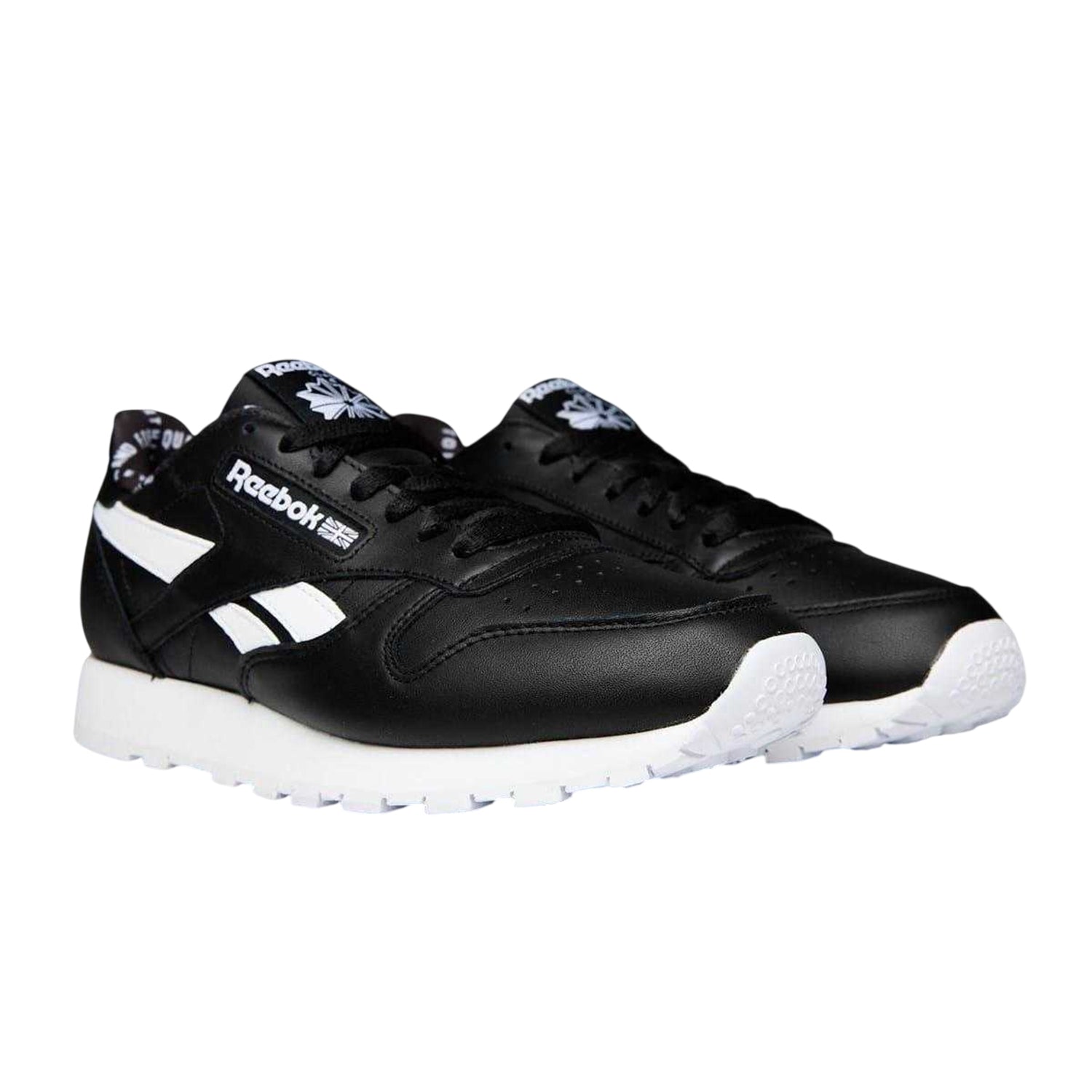 Black-White - Lifestyle - Reebok Mens Classic Leather Trainers