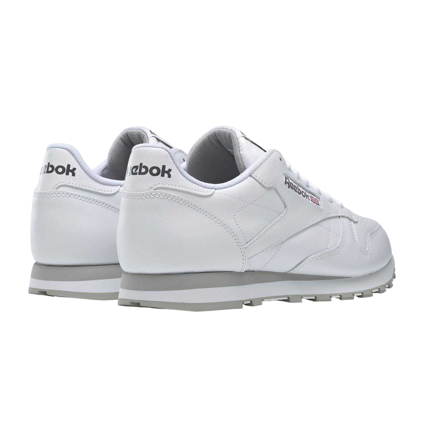 White - Back - Reebok Mens Classic Leather Trainers