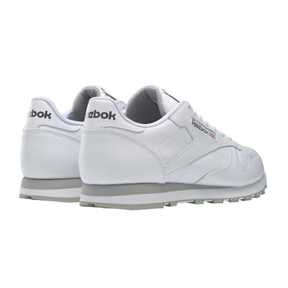 White - Back - Reebok Mens Classic Leather Trainers