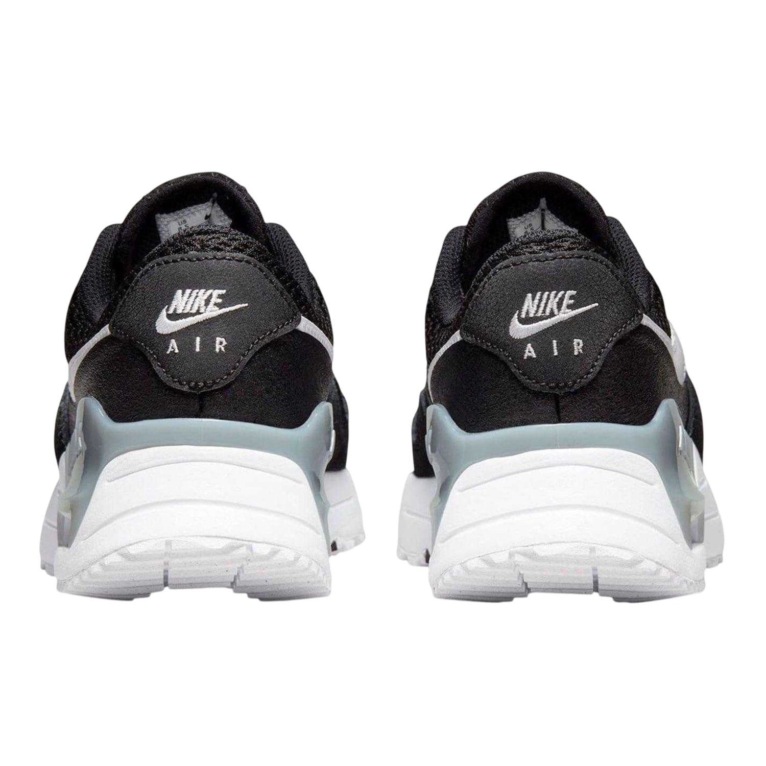 Black-White - Back - Nike Womens-Ladies Air Max Systm Mesh Trainers