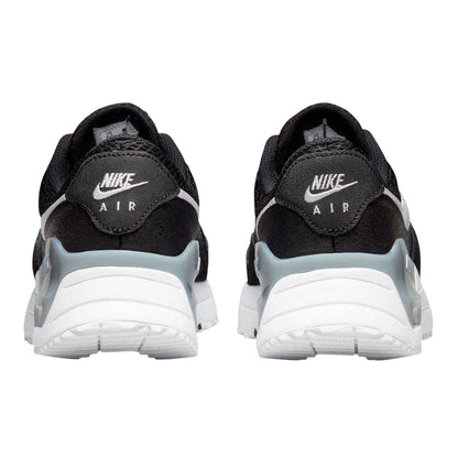 Black-White - Back - Nike Womens-Ladies Air Max Systm Mesh Trainers