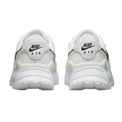 White-Black - Back - Nike Womens-Ladies Air Max Systm Mesh Trainers