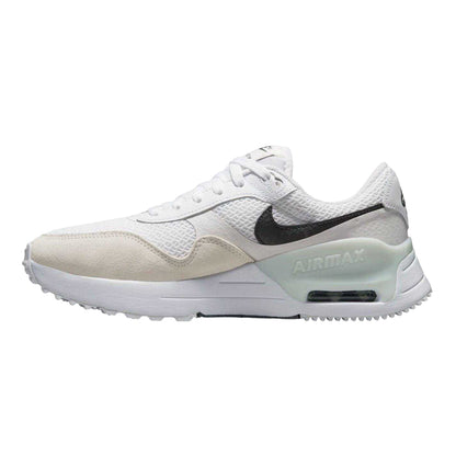 White-Black - Side - Nike Womens-Ladies Air Max Systm Mesh Trainers