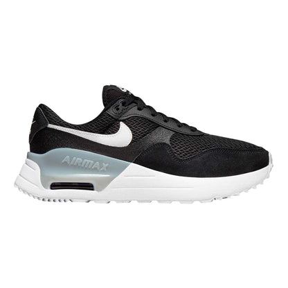 Black-White - Front - Nike Womens-Ladies Air Max Systm Mesh Trainers