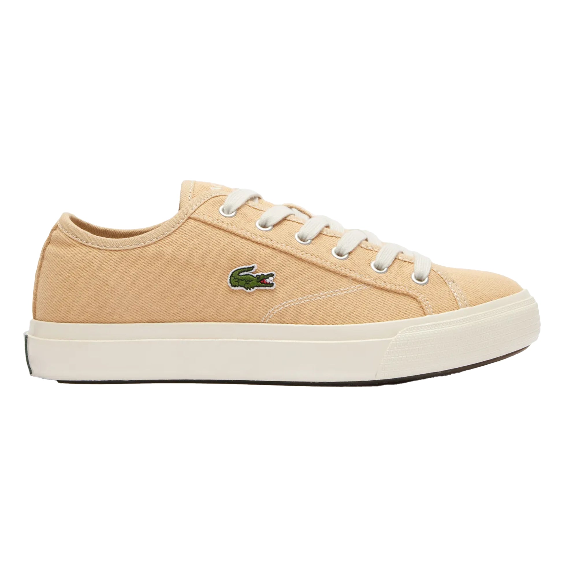 Brown - Front - Lacoste Mens Backcourt Leather Trainers