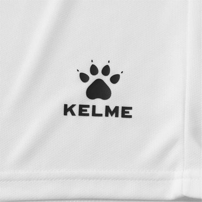 White - Side - Kelme Childrens-Kids Football Shorts