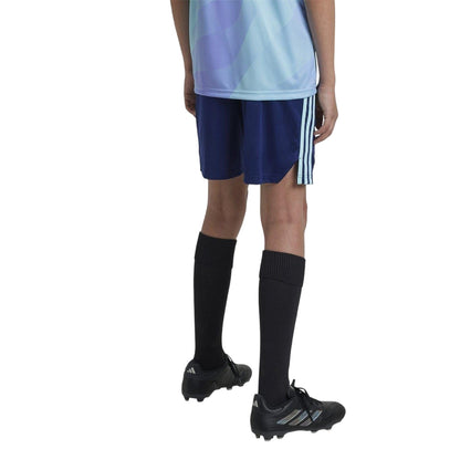 Blue - Back - Adidas Childrens-Kids Third Arsenal FC Football Shorts