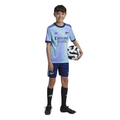 Blue - Lifestyle - Adidas Childrens-Kids Third Arsenal FC Football Shorts