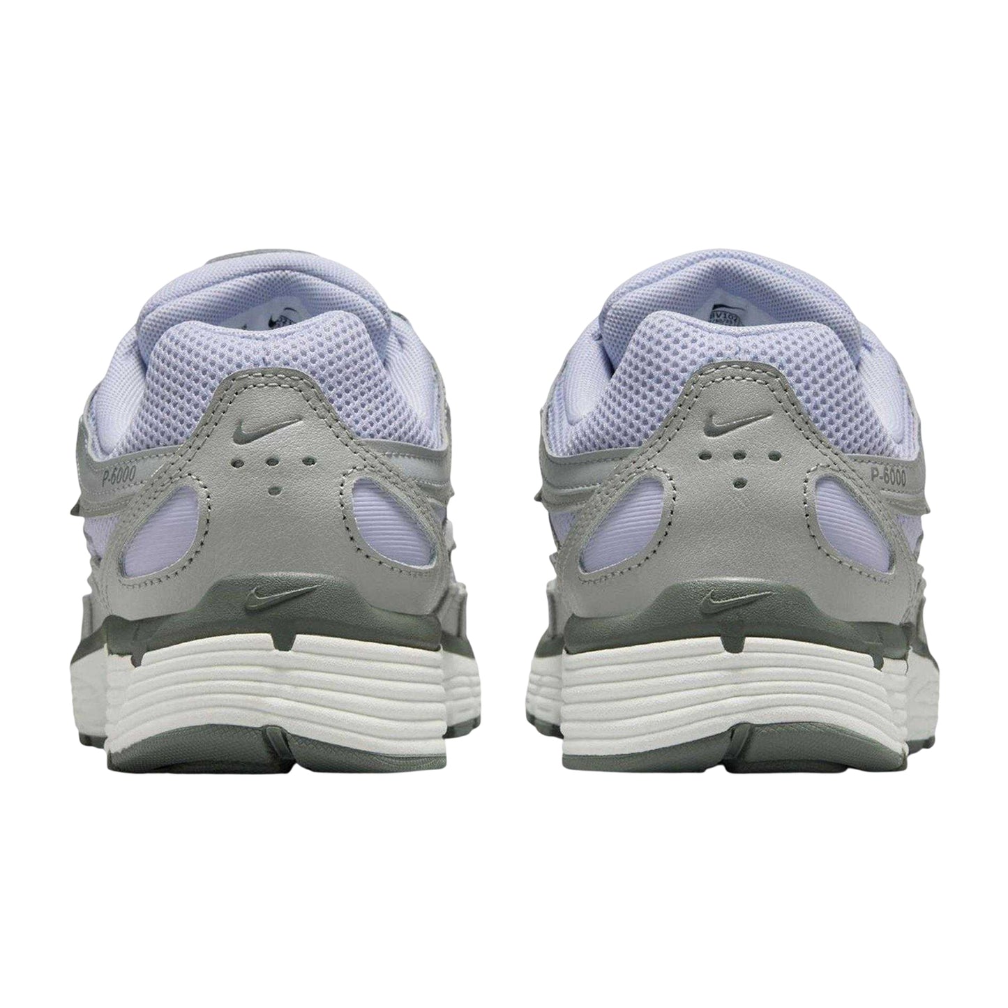 Ghost - Back - Nike Womens-Ladies P-6000 Leather Chunky Sole Trainers