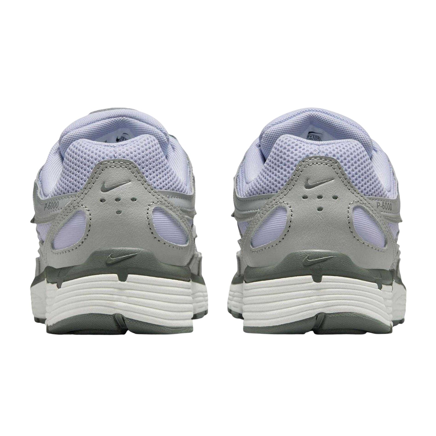 Ghost - Back - Nike Womens-Ladies P-6000 Leather Chunky Sole Trainers