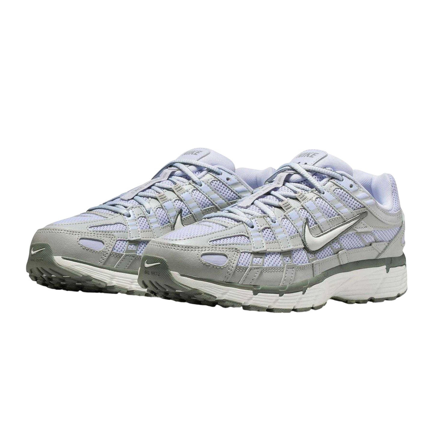 Ghost - Side - Nike Womens-Ladies P-6000 Leather Chunky Sole Trainers