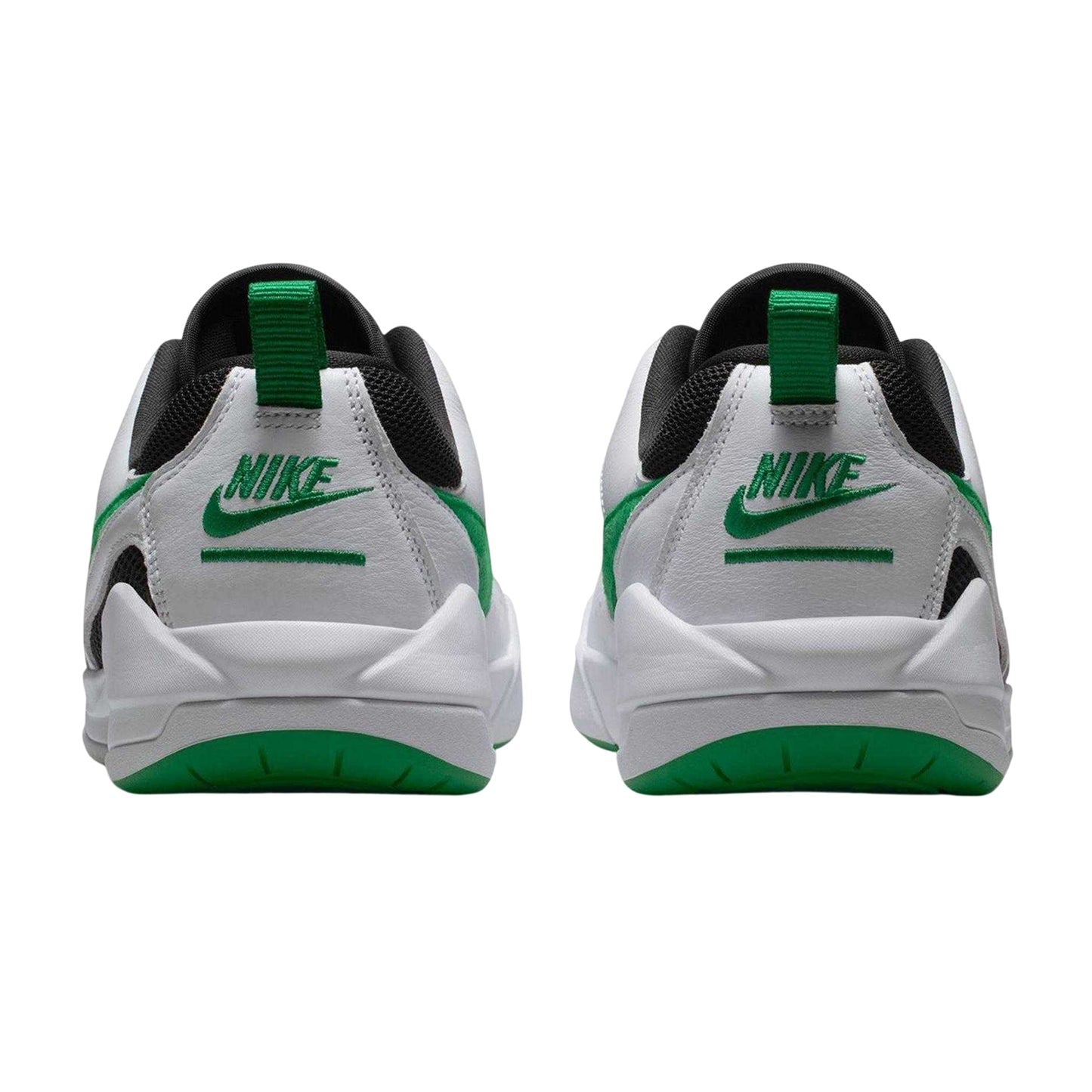 Black-Green-White - Back - Air Mens CMFT Era Leather Basketball Shoes