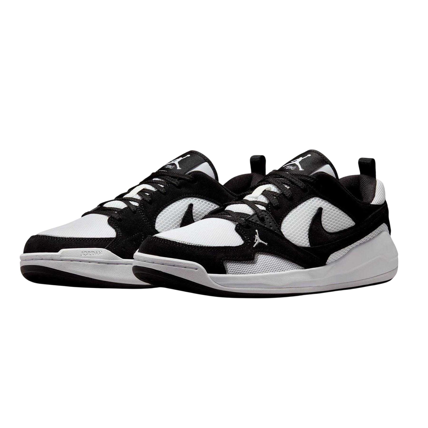 Black-White - Side - Air Mens CMFT Era Leather Basketball Shoes