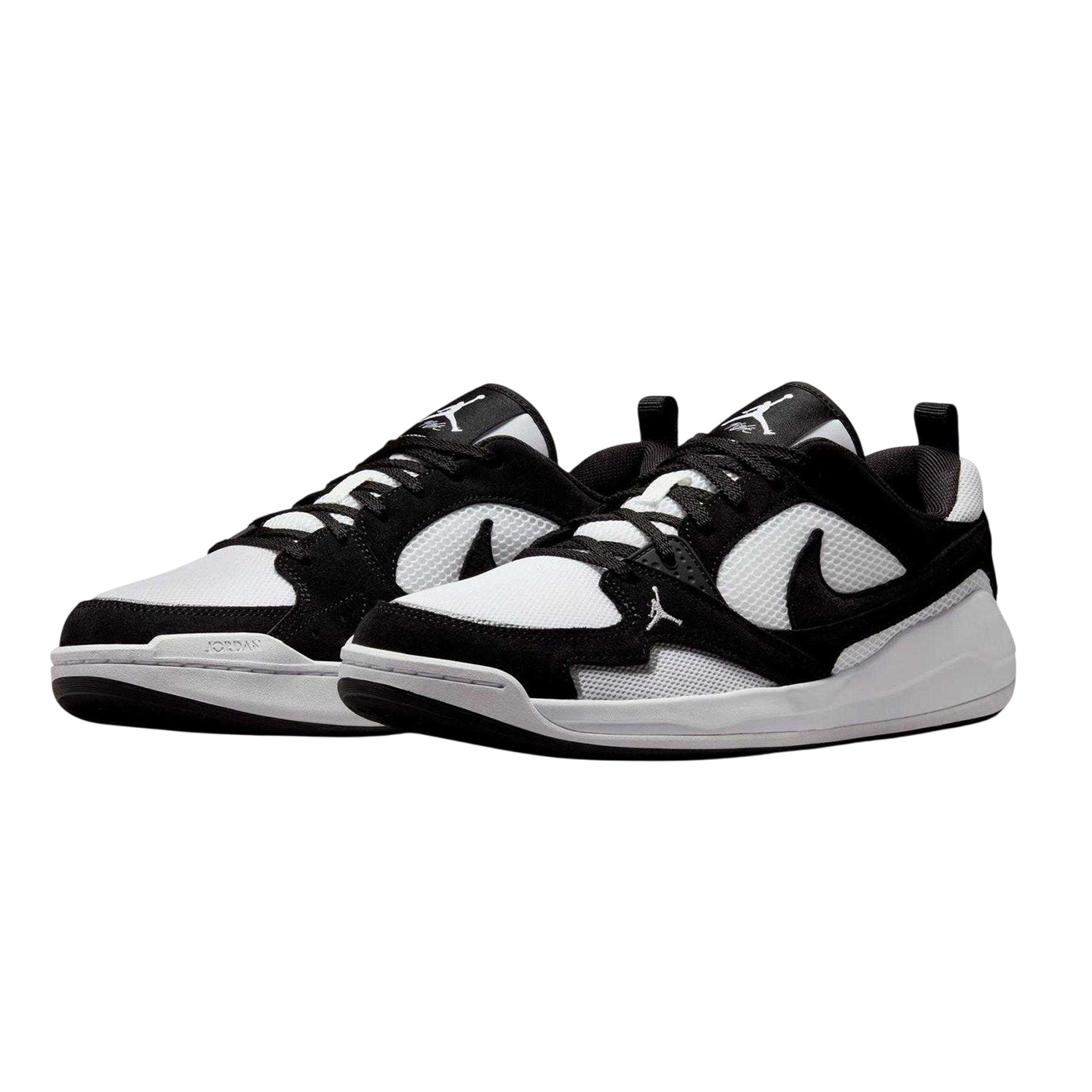 Black-White - Side - Air Mens CMFT Era Leather Basketball Shoes