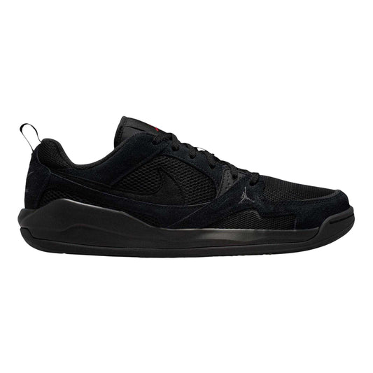 Black-Red - Front - Nike Mens Air Jordan CMFT Era Leather Basketball Shoes