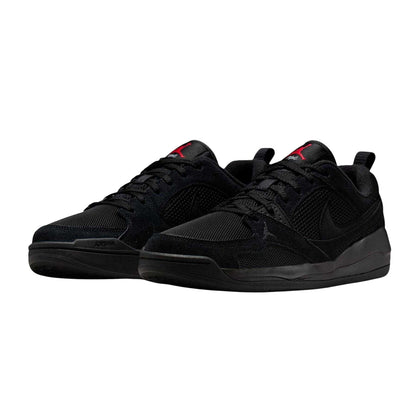Black-Red - Side - Air Mens CMFT Era Leather Basketball Shoes