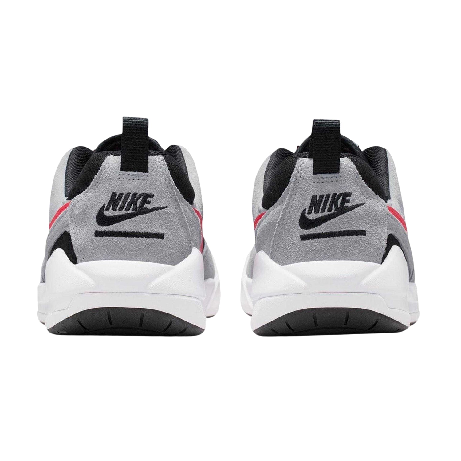 Black-Red-Grey - Back - Air Mens CMFT Era Leather Basketball Shoes
