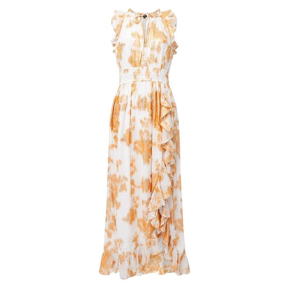 Ballet Pink - Front - French Connection Womens-Ladies Elko Keyhole Maxi Dress