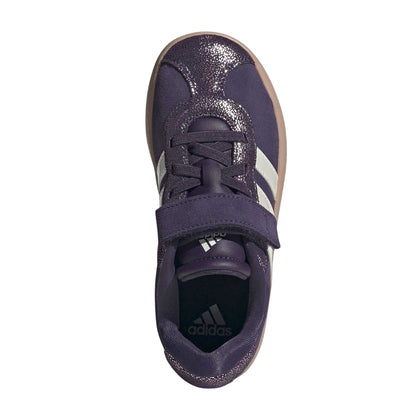 Plum - Lifestyle - Adidas Childrens-Kids VL Court 3.0 Suede Trainers
