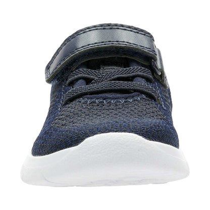 Navy - Lifestyle - Clarks Baby Ath Flux Flat Trainers