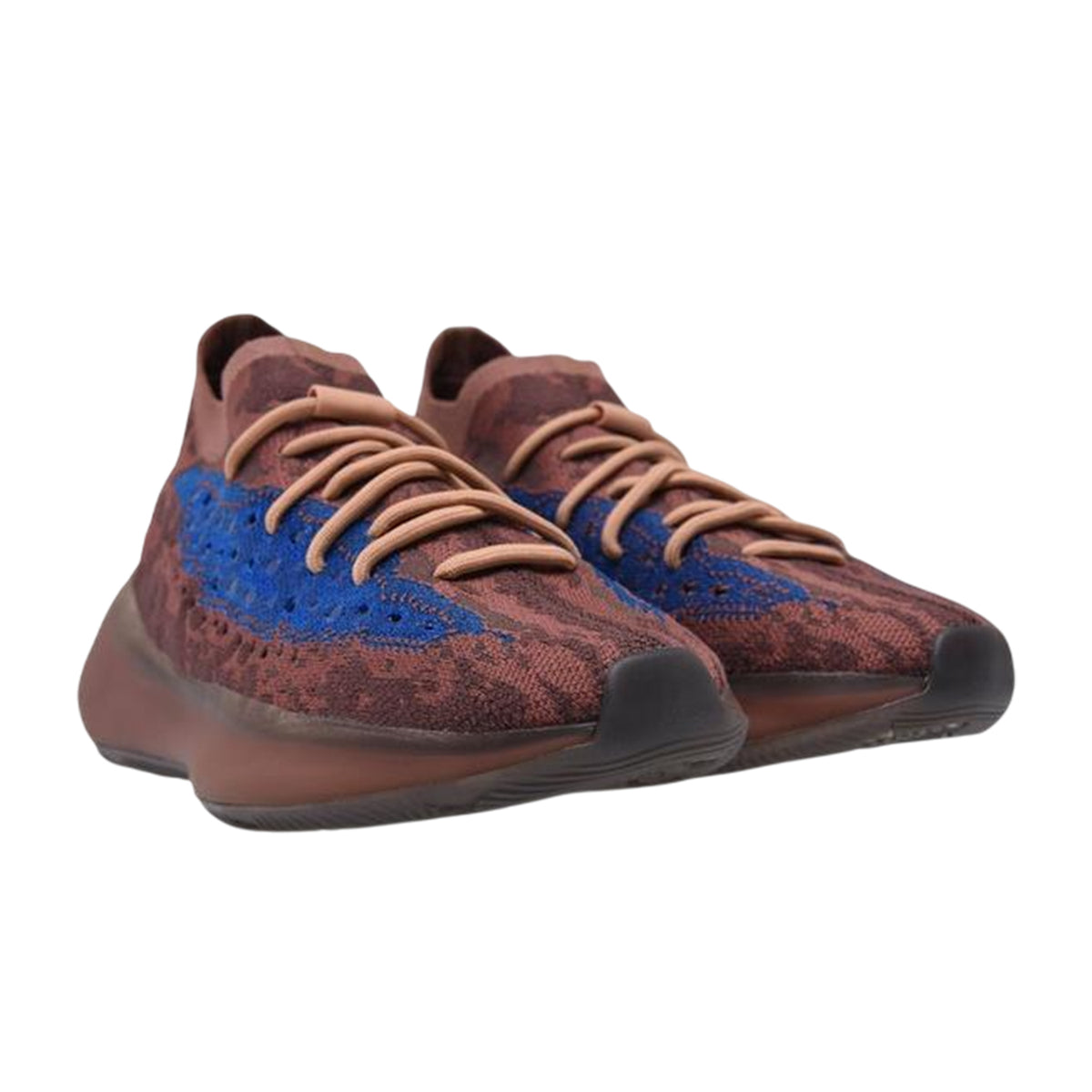 Azure - Side - Yeezy Childrens-Kids Boost 380 Trainers