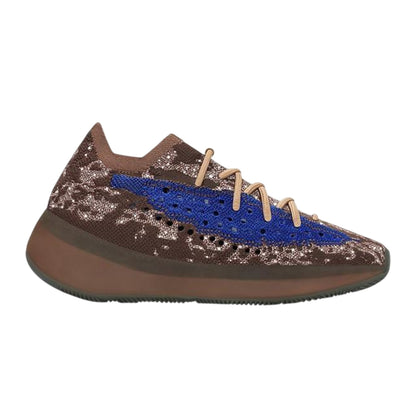 Azure-Reflective - Front - Yeezy Childrens-Kids Boost 380 Trainers